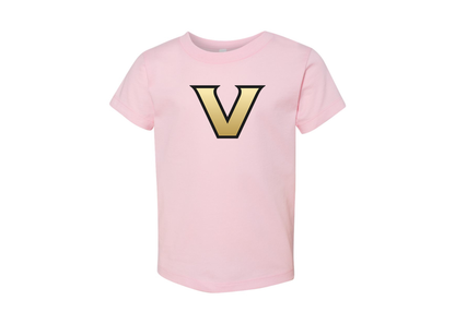 Vanderbilt Commodores BELLA  CANVAS Toddler Jersey Tee