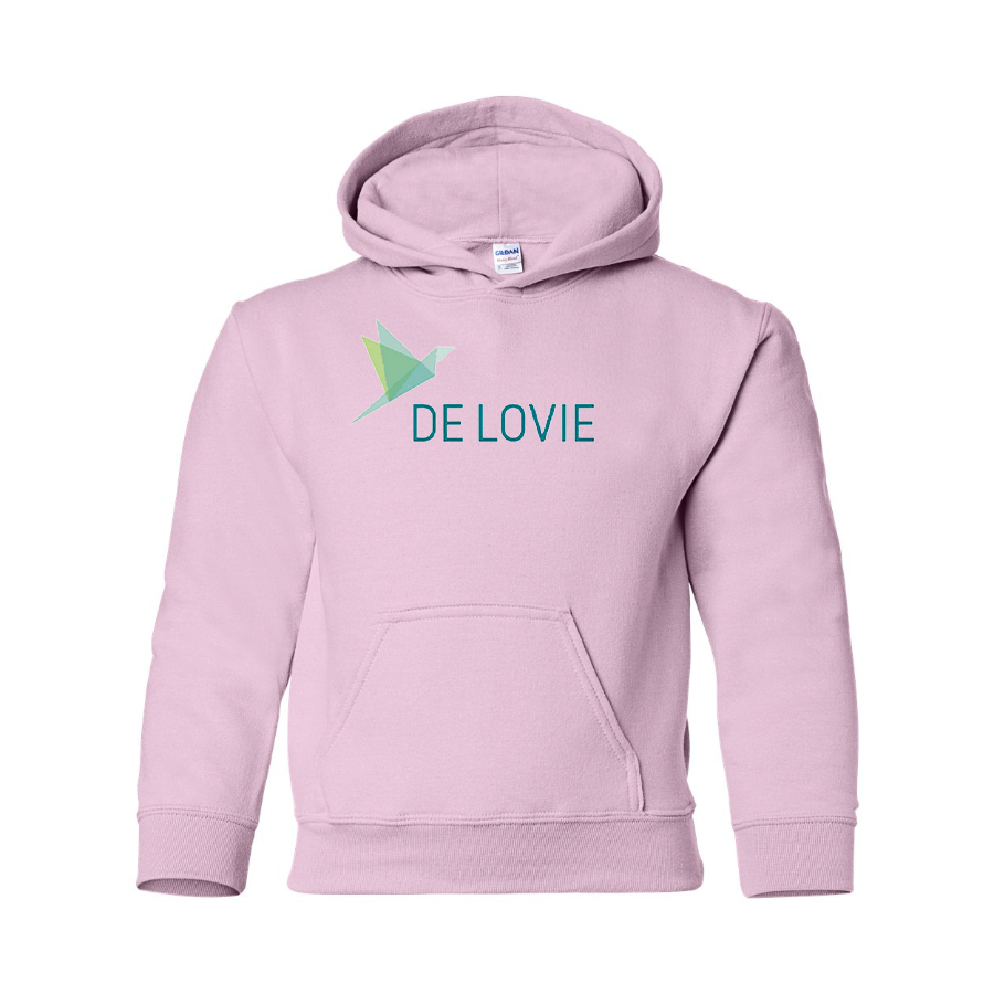 Youth De Lovie Logo Pullover Hoodie