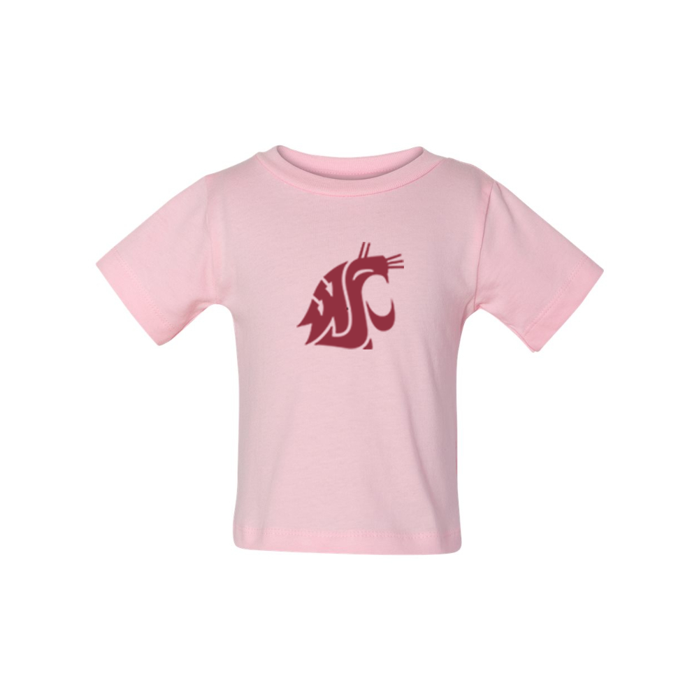 Washington State Cougars BELLA CANVAS Infant Jersey Tee