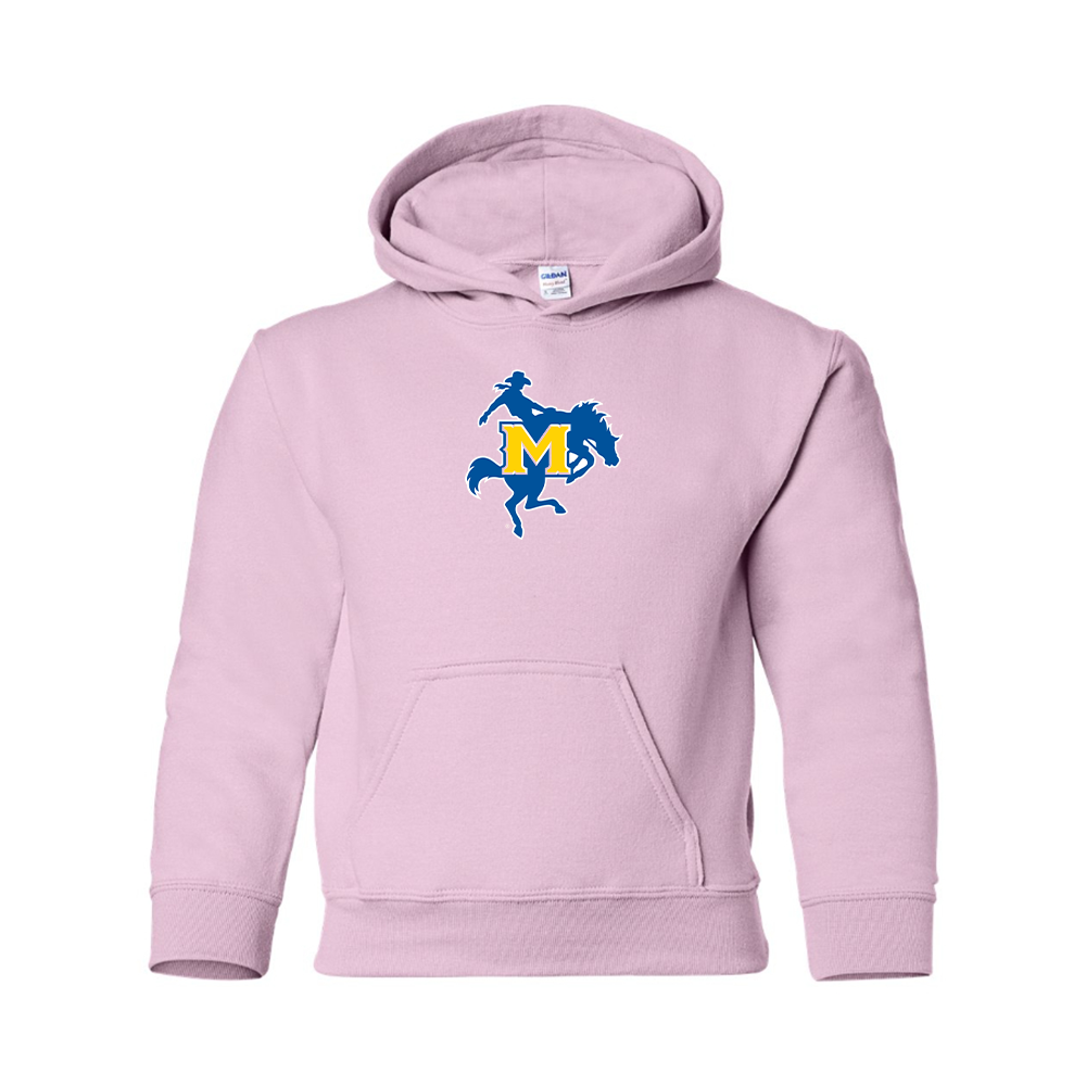 Youth McNeese State Cowboys Logo Pullover Hoodie