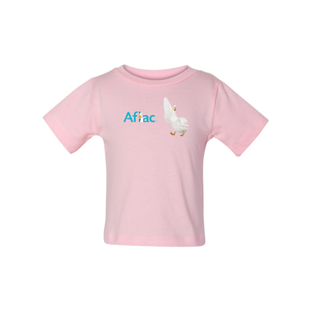 Aflac Logo and Duck BELLA CANVAS Infant Jersey Tee