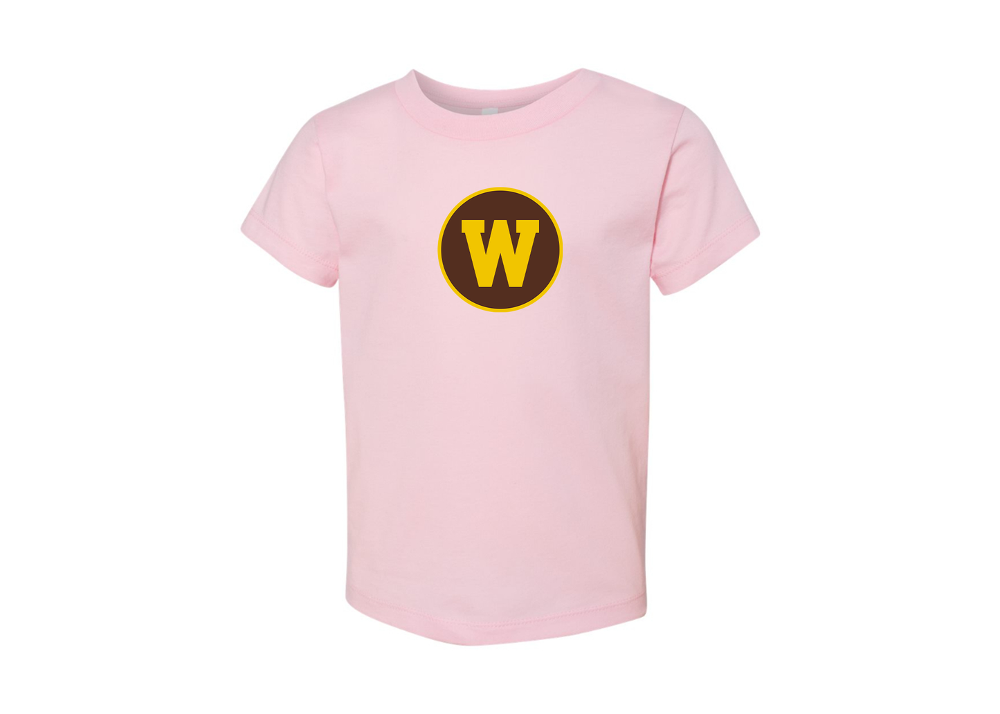 Western Michigan Broncos BELLA  CANVAS Toddler Jersey Tee