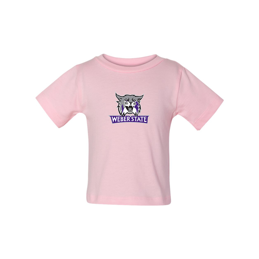 Weber State Wildcats BELLA CANVAS Infant Jersey Tee