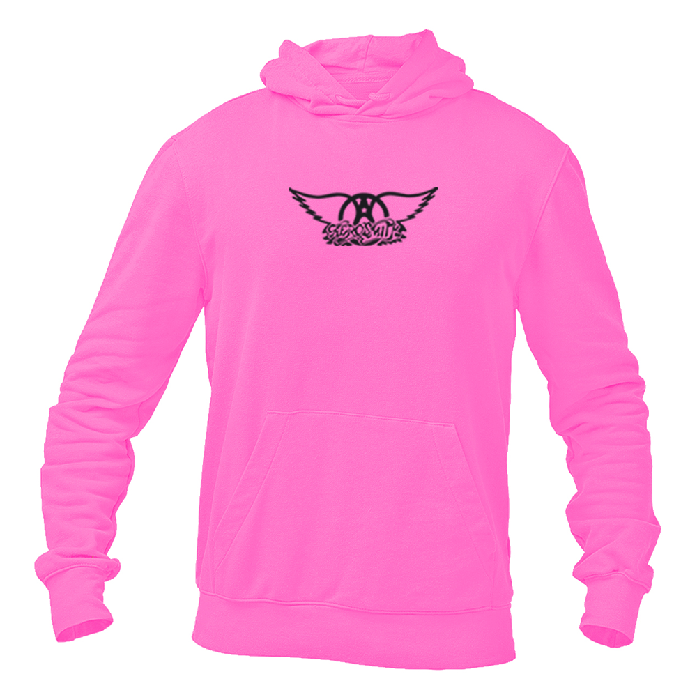 Men's Aerosmith Logo Gildan  Heavy Blend Hooded Sweatshirt