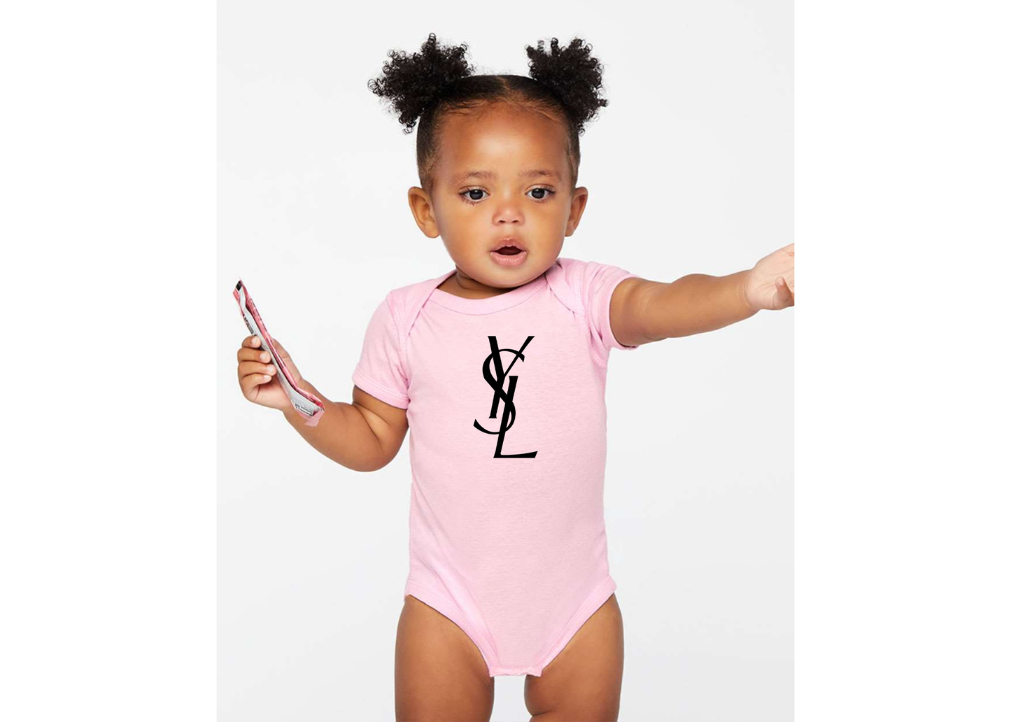 YSL Rabbit Skins Infant Baby Rib Bodysuit