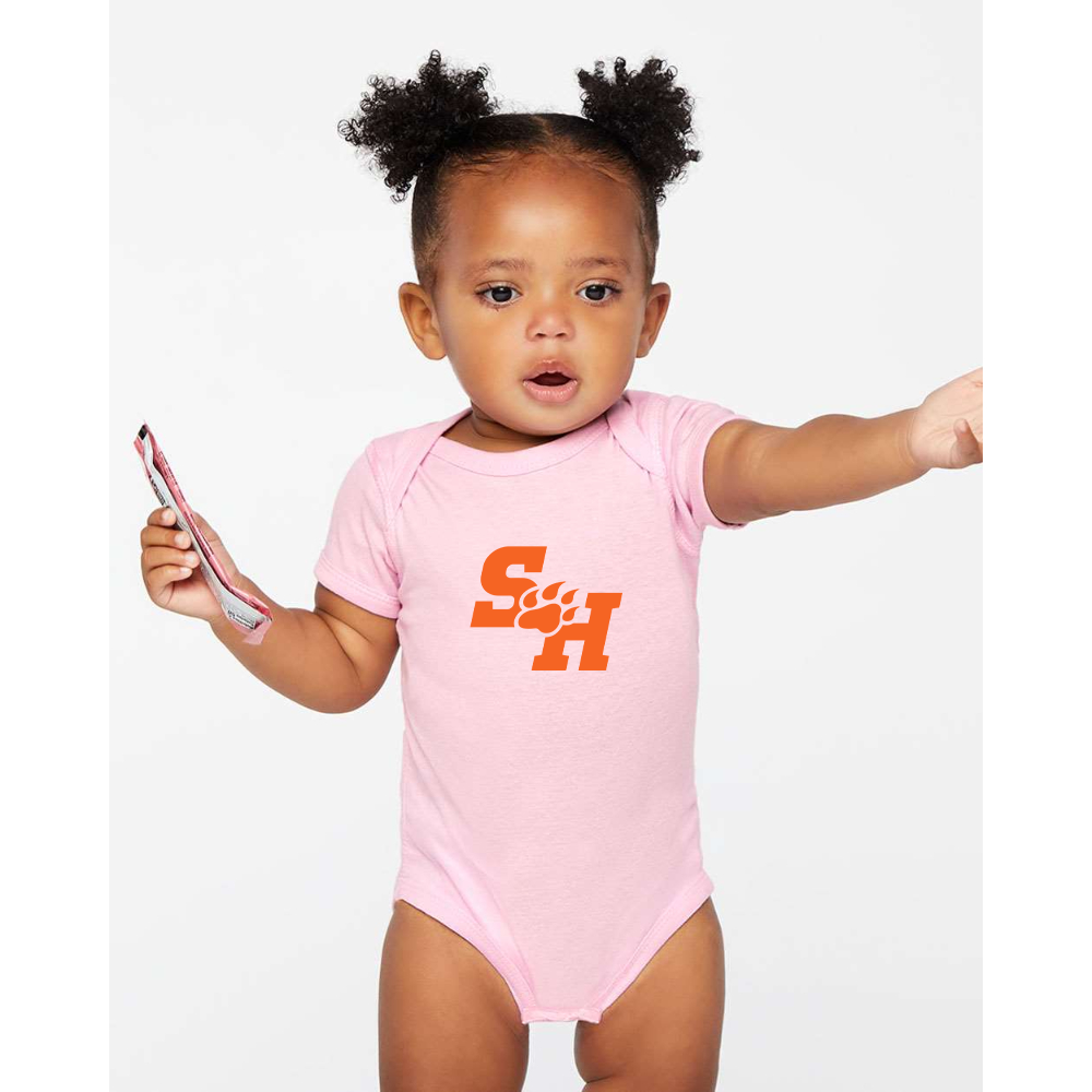 Sam Houston State Bearkats Logo Rabbit Skins Infant Baby Rib Bodysuit