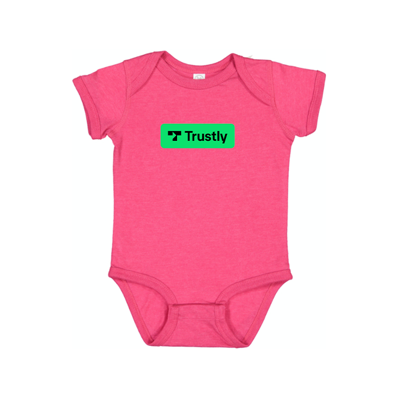 Trustly Horizontal Logo Baby Romper Onesie