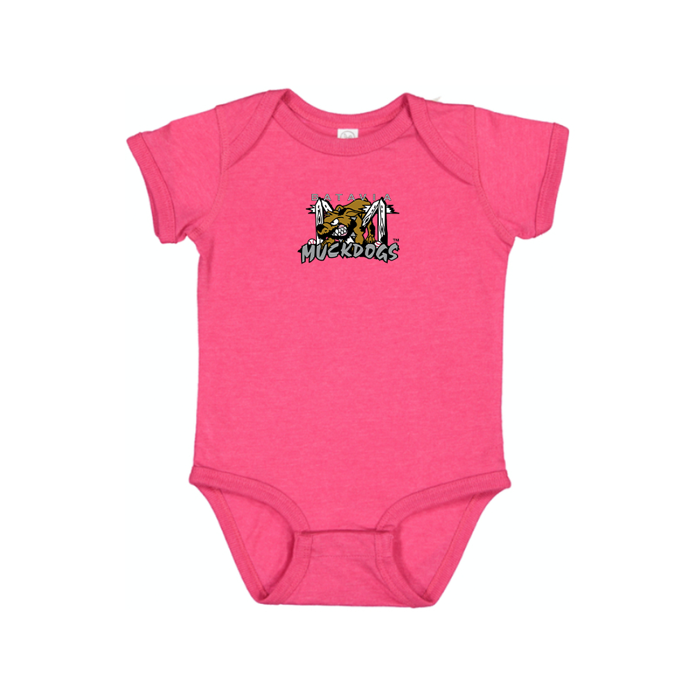 Batavia  Muckdogs Logo Baby Romper Onesie