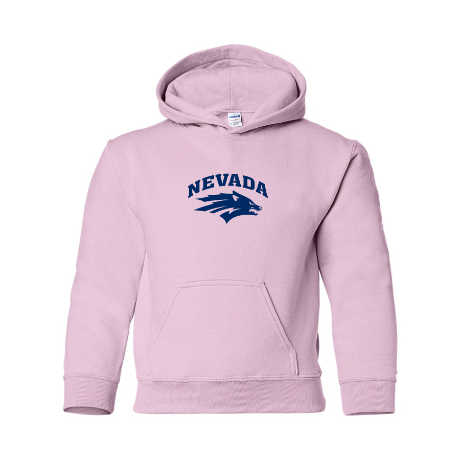 Youth Nevada Wolf Pack Logo Pullover Hoodie