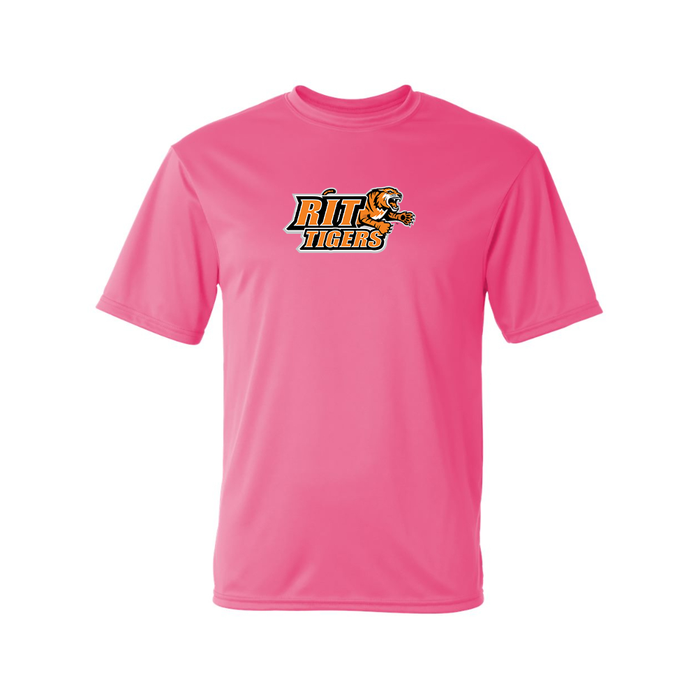 Men's RIT Tigers Logo Polyester T-Shirt