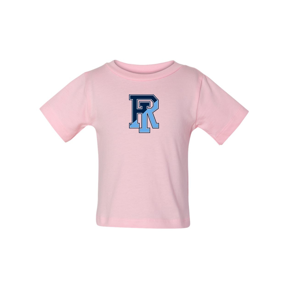 Rhode Island Rams Logo BELLA CANVAS Infant Jersey Tee