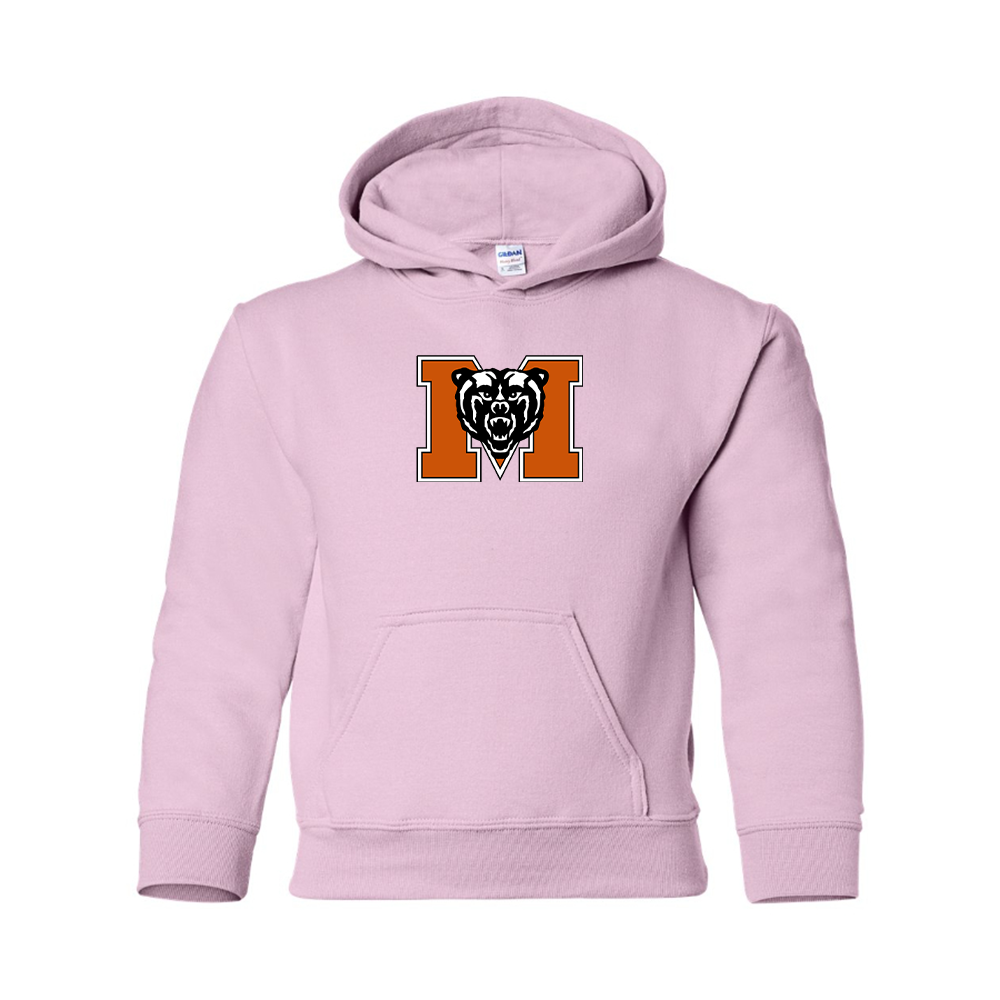 Youth Mercer Bears Logo Pullover Hoodie