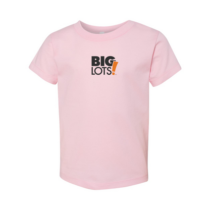 Big Lots Logo BELLA  CANVAS Toddler Jersey Tee