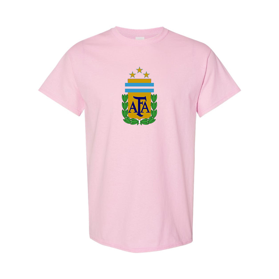 Youth Kids Argentina National Soccer Team Cotton T-Shirt