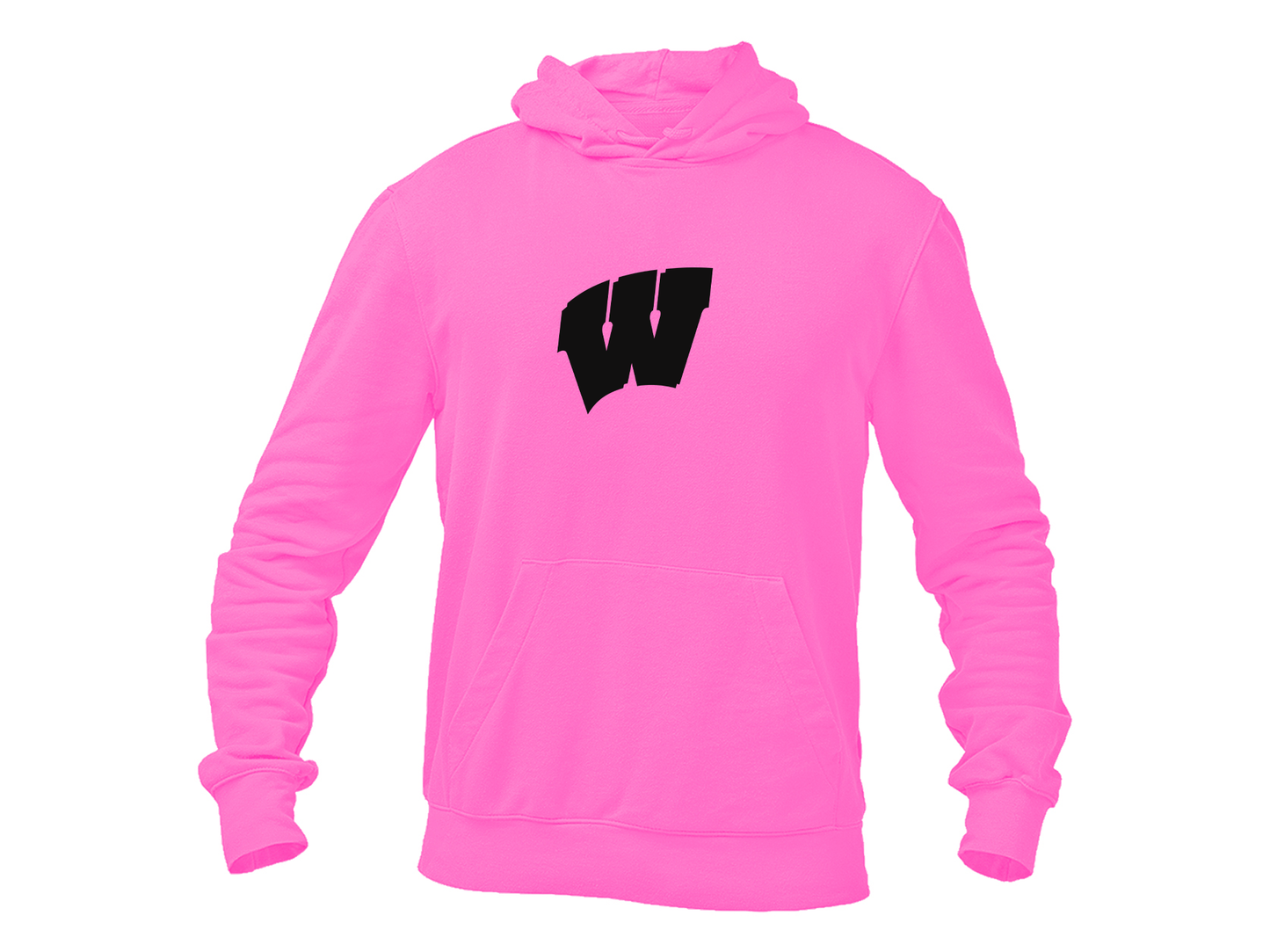 Men's Wisconsin Badgers Gildan  Heavy Blend Hooded Sweatshirt
