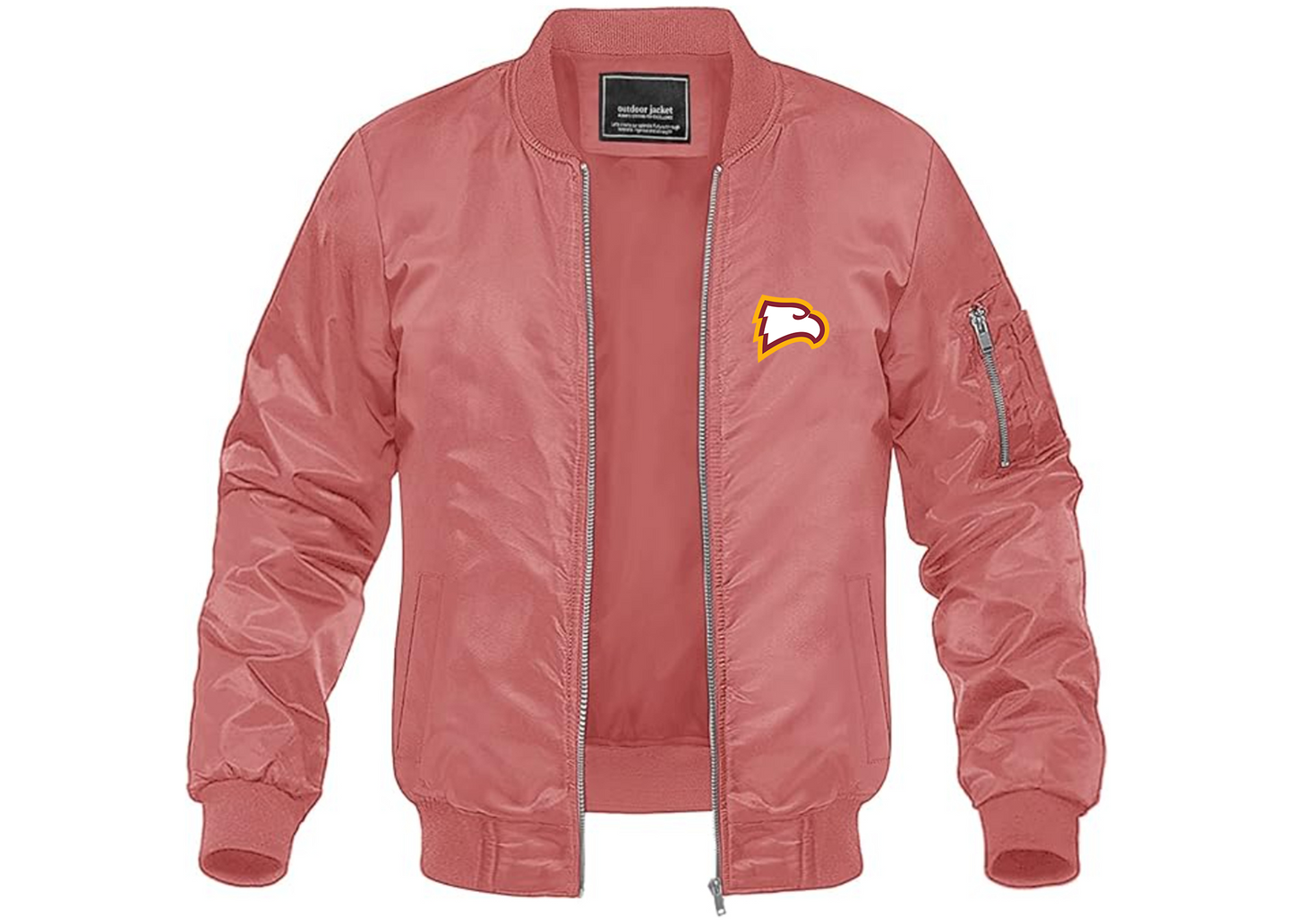 Men's Winthrop Eagles Lightweight Bomber Jacket Windbreaker Softshell Varsity Jacket Coat