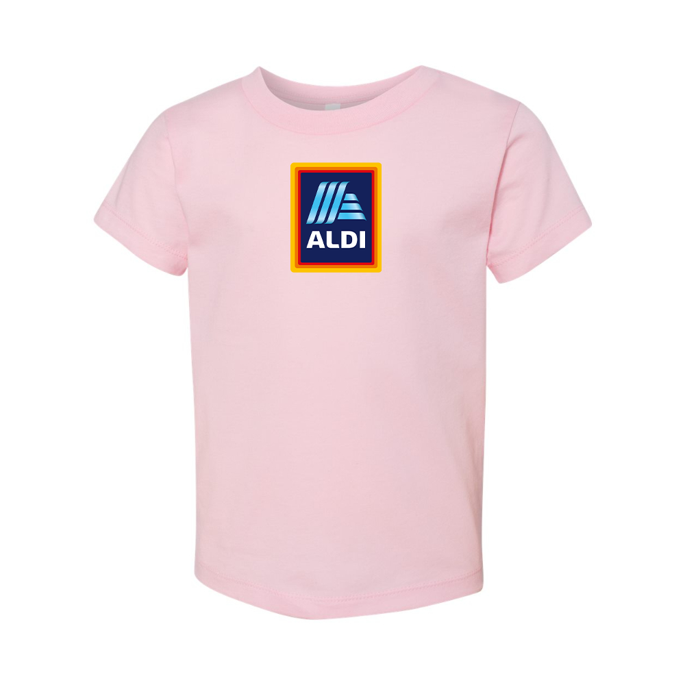 Aldi Logo BELLA  CANVAS Toddler Jersey Tee