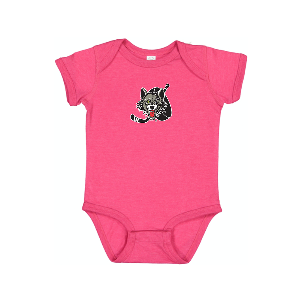 Chicago Wolves Logo Baby Romper Onesie