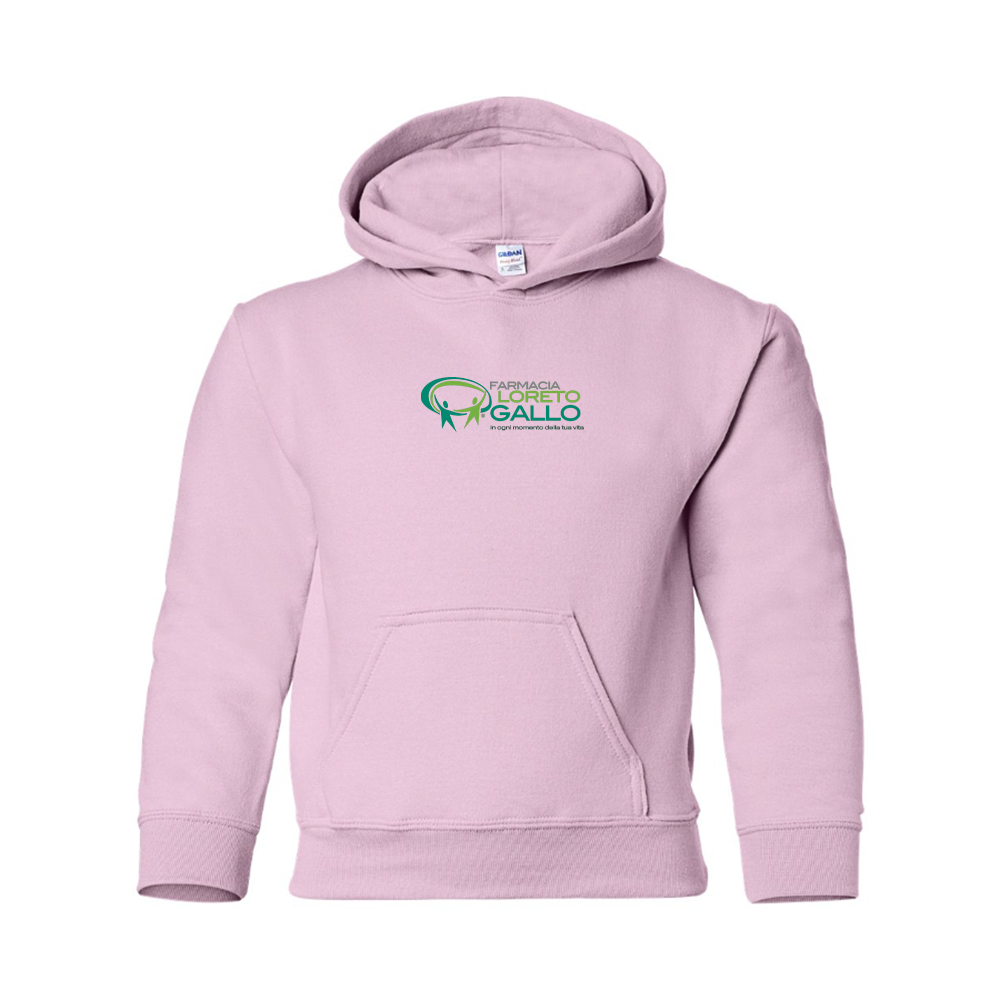 Youth Farmacia Loreto Gallo Logo Pullover Hoodie