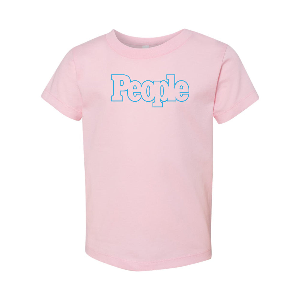 People Magazine Logo BELLA  CANVAS Toddler Jersey Tee
