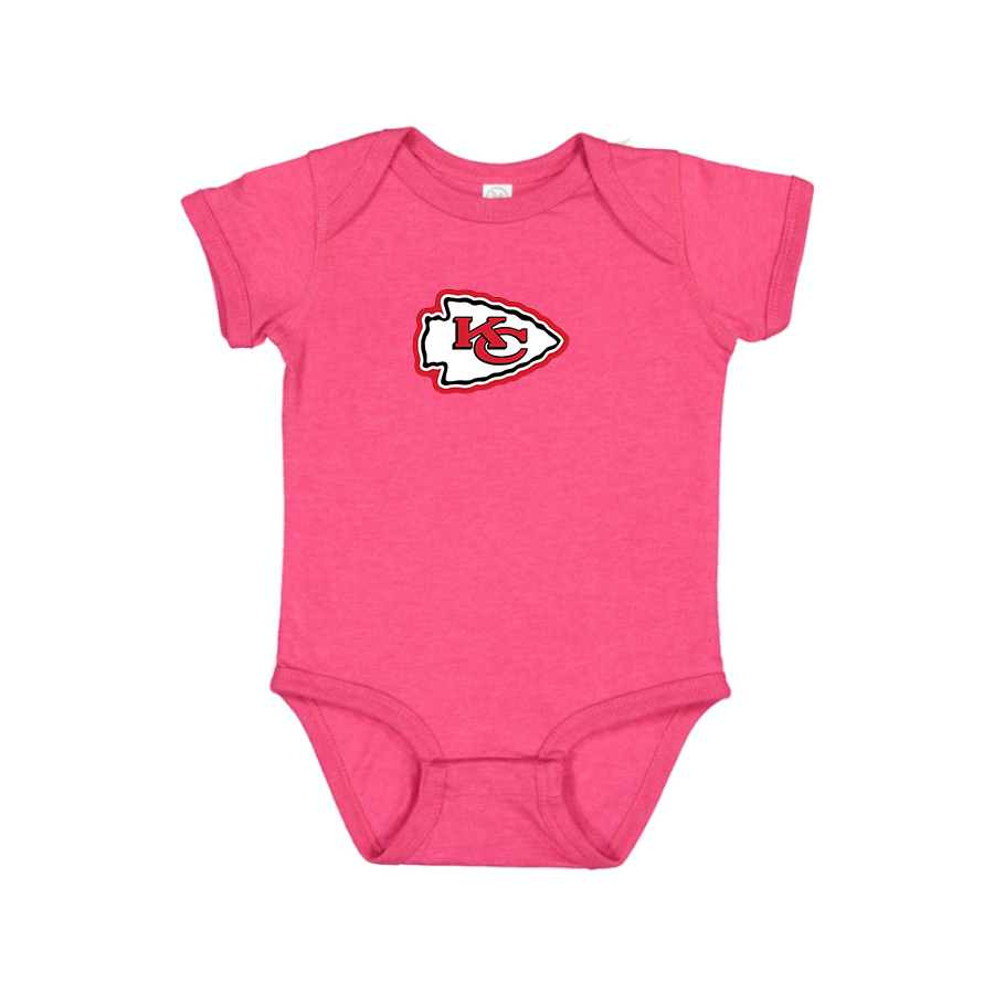 KC Chiefs Logo Baby Romper Onesie