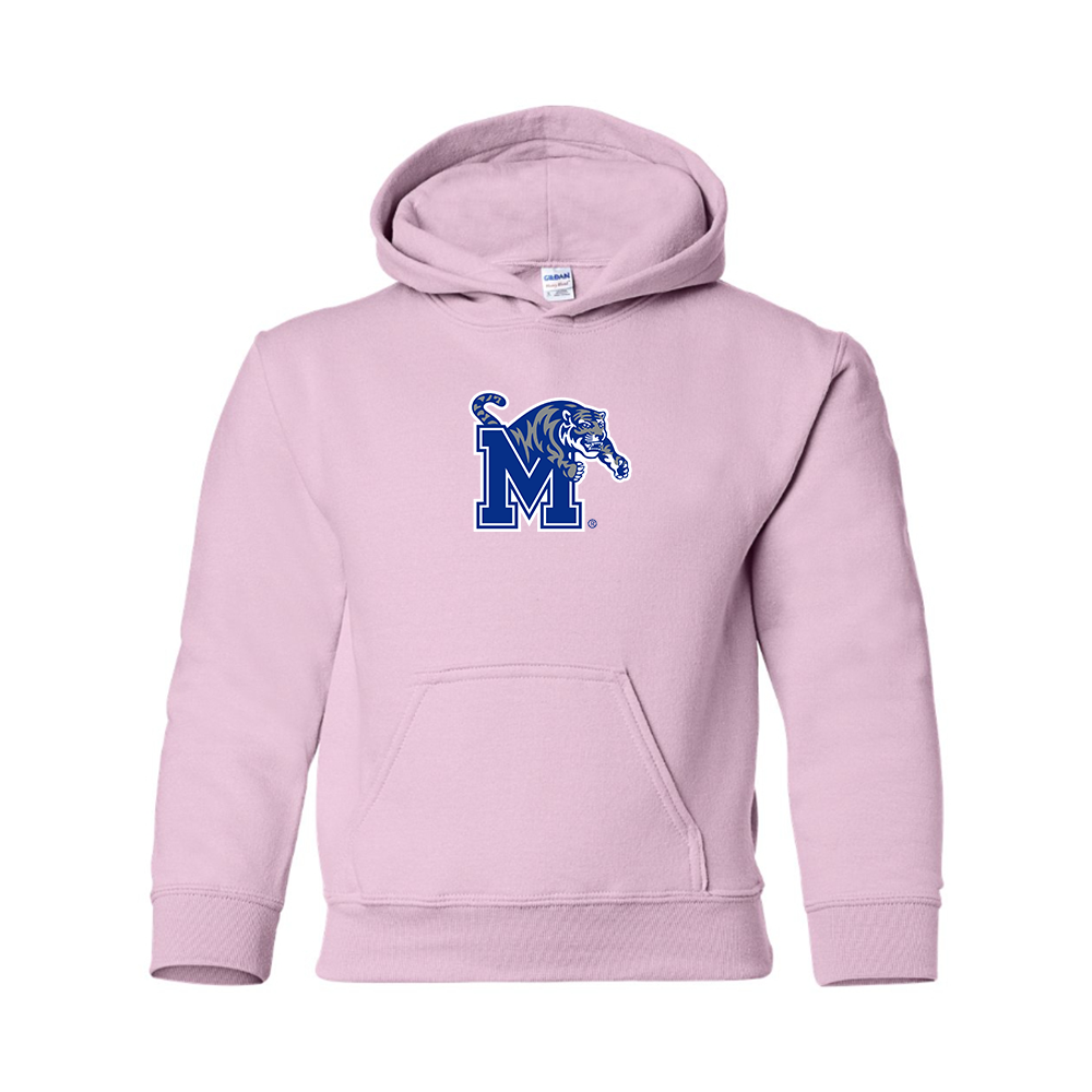 Youth Memphis Tigers Logo Pullover Hoodie