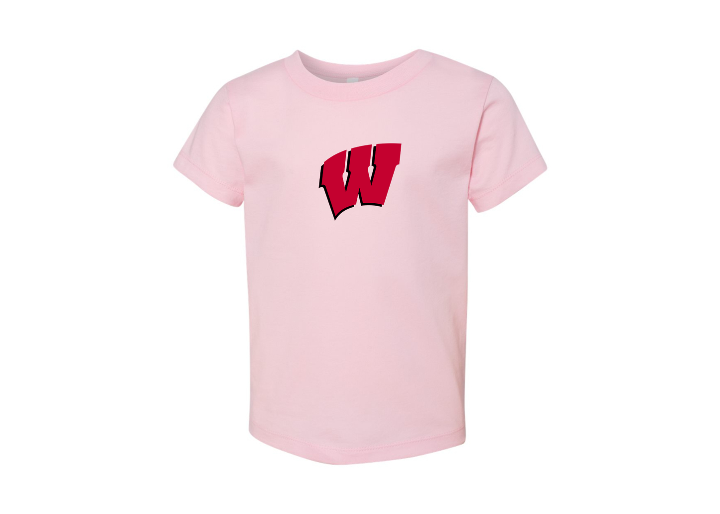 Wisconsin Badgers BELLA  CANVAS Toddler Jersey Tee
