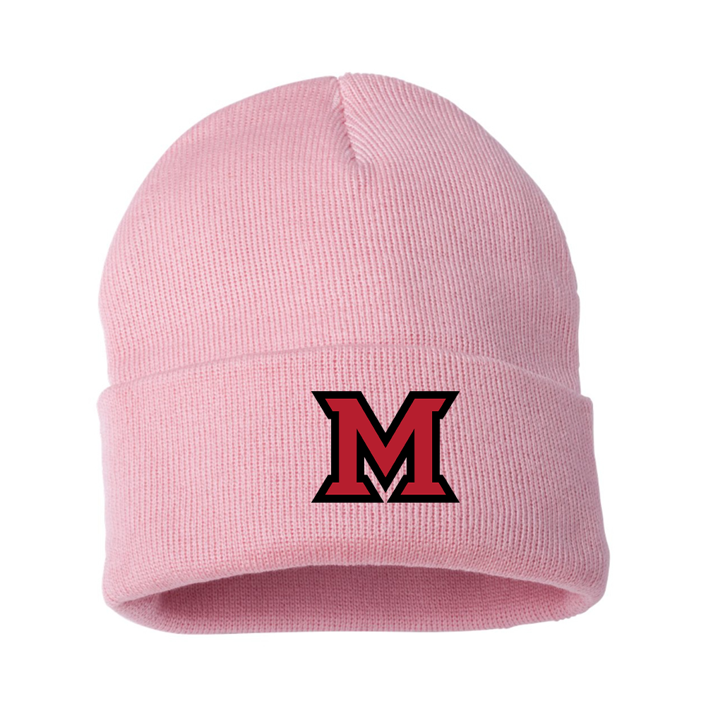 Miami Ohio RedHawks Logo Beanie Hat