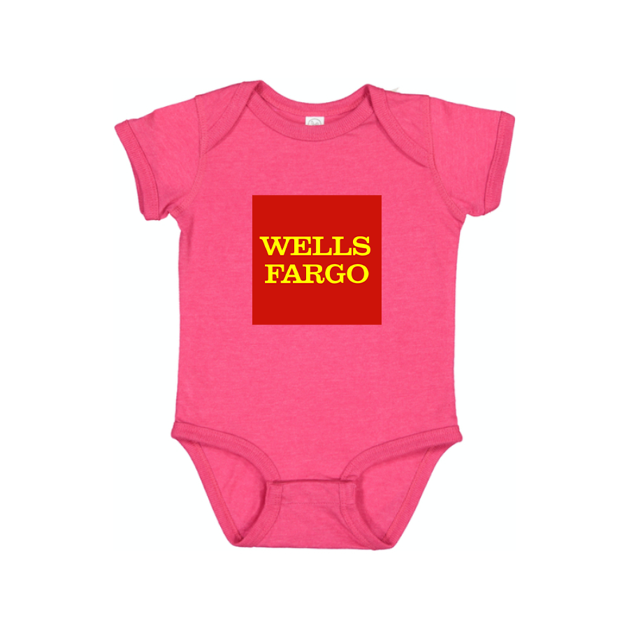 Wells Fargo Logo Baby Romper Onesie