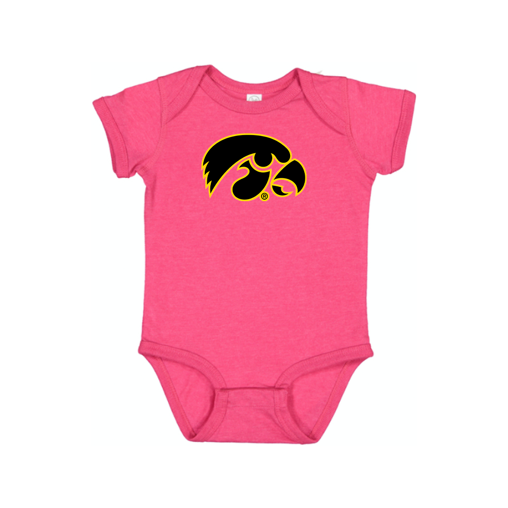 Lowa Hawkeyes Logo Baby Romper Onesie