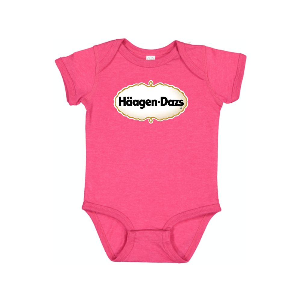 Haagen Dazs Logo Baby Romper Onesie