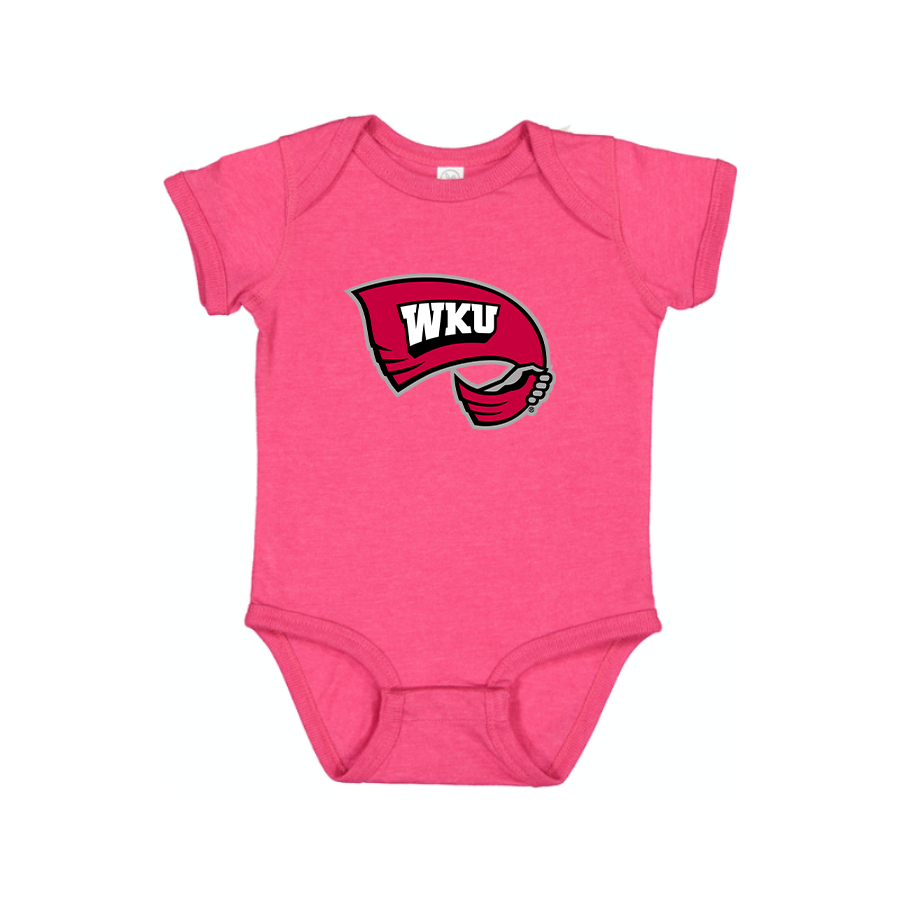 Western Kentucky Hilltoppers Logo Baby Romper Onesie