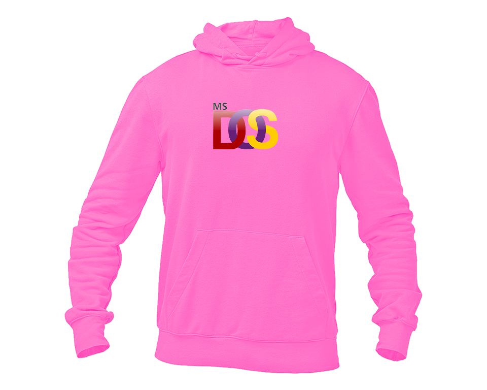Men's MS DOS Logo  Pullover Hoodie