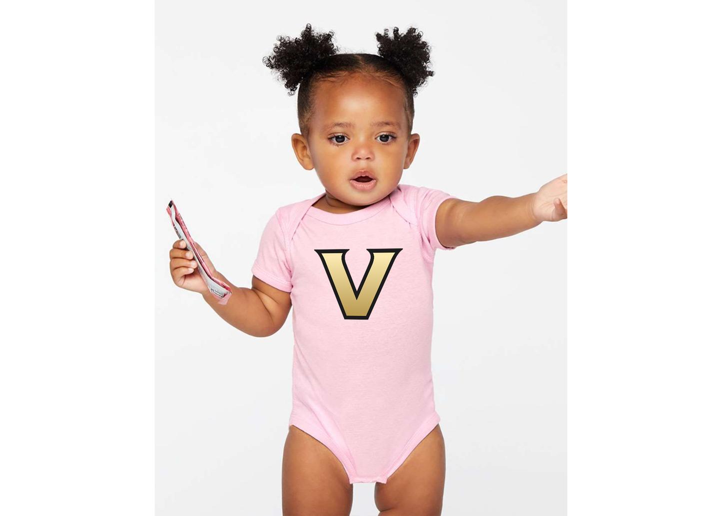 Vanderbilt Commodores Rabbit Skins Infant Baby Rib Bodysuit