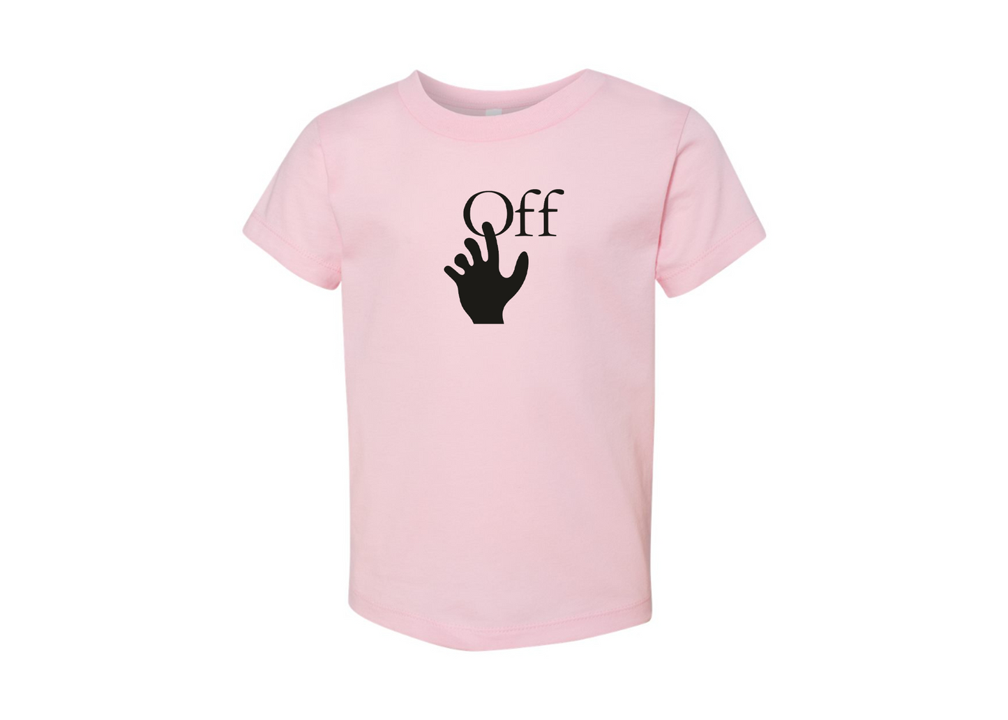 Off-White Hand BELLA  CANVAS Toddler Jersey Tee