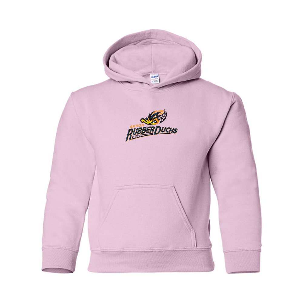 Youth Akron RubberDucks Logo Pullover Hoodie