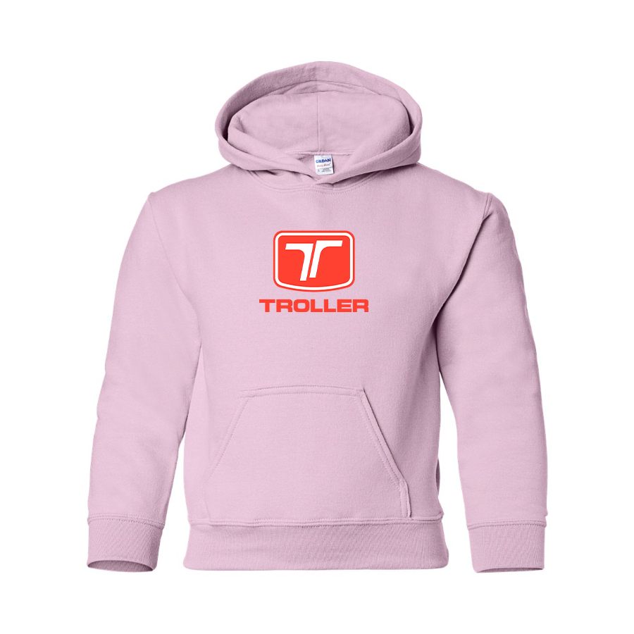Youth Troller Logo Pullover Hoodie