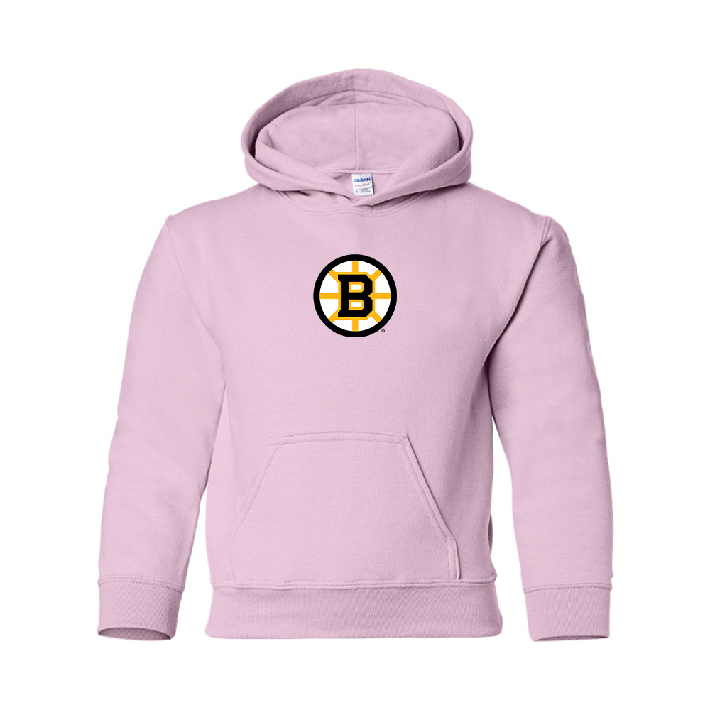 Youth Boston Bruins Logo Pullover Hoodie
