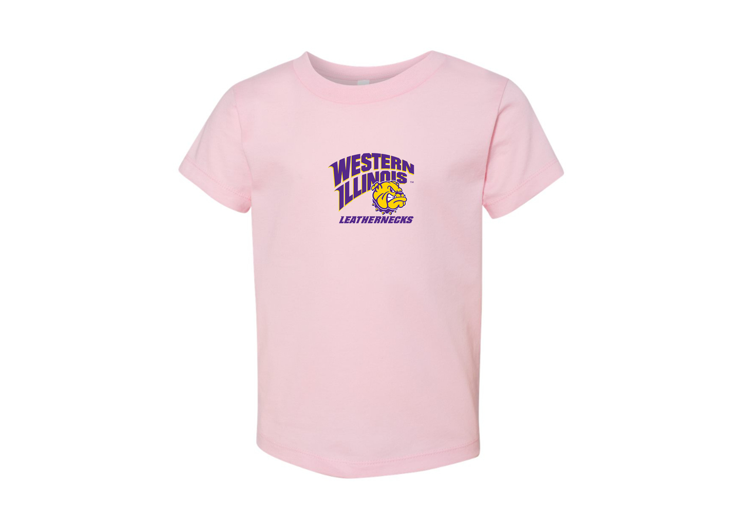 Western Illinois Leathernecks BELLA  CANVAS Toddler Jersey Tee