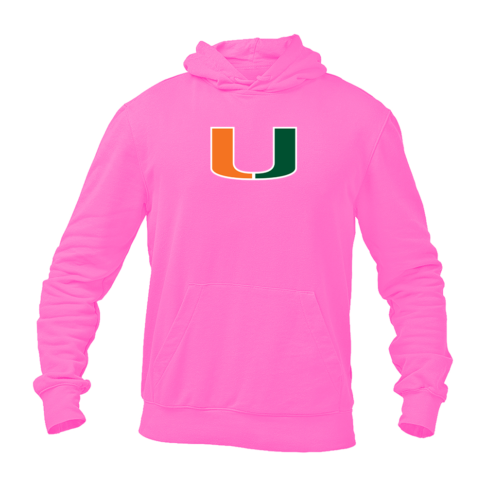 Men's Miami Hurricanes Logo Pullover Hoodie