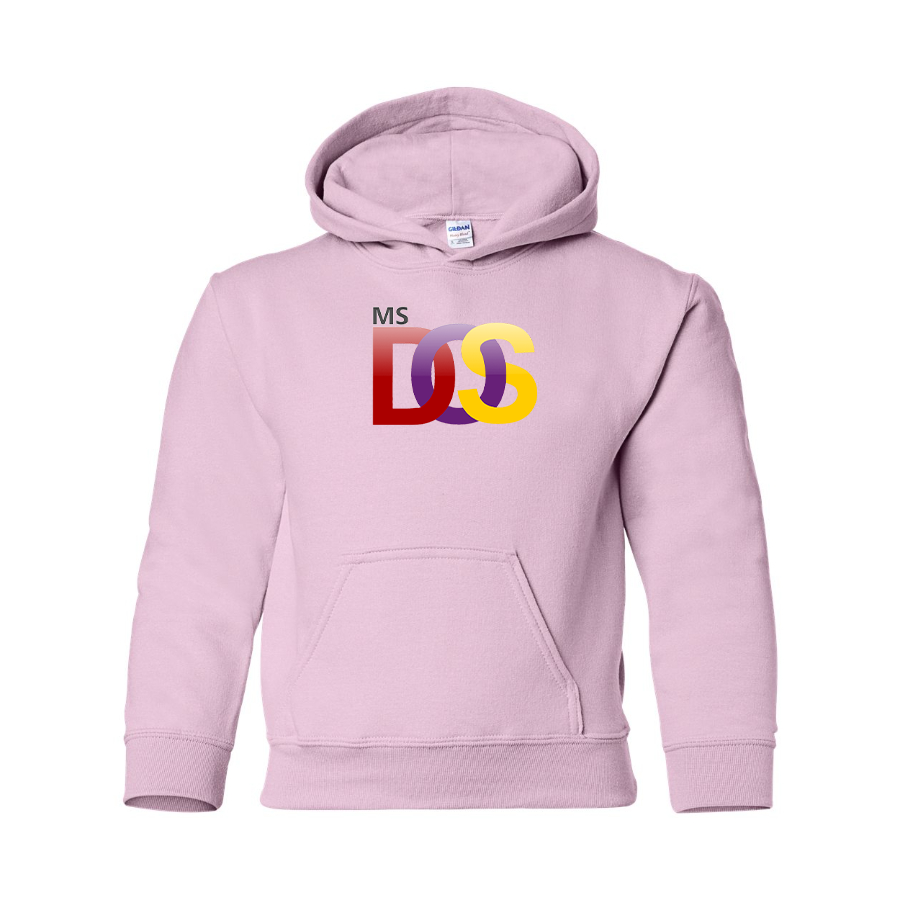 Youth MS DOS Logo Pullover Hoodie