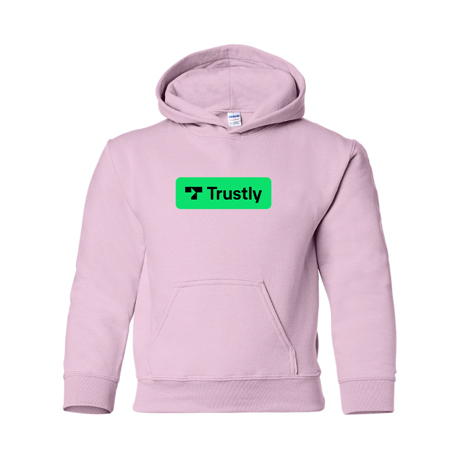 Youth Trustly Horizontal Logo Pullover Hoodie