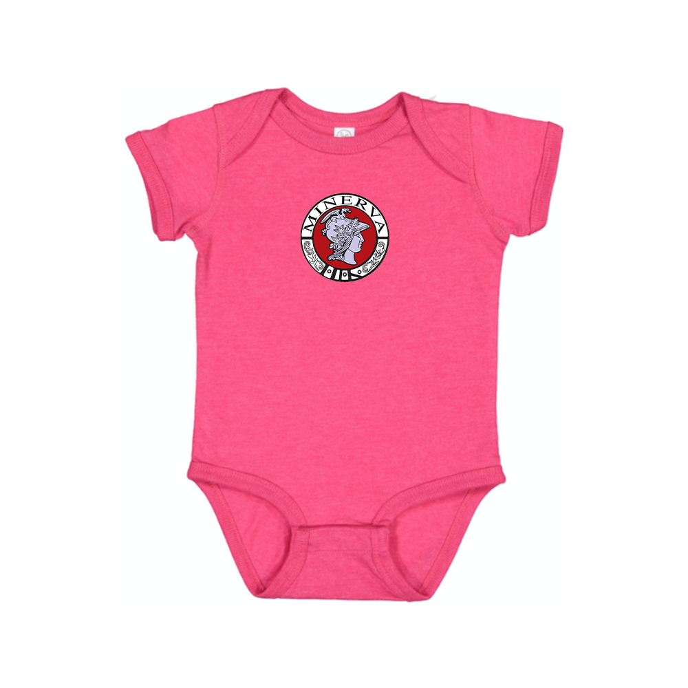 Minerva Automobile Logo Baby Romper Onesie