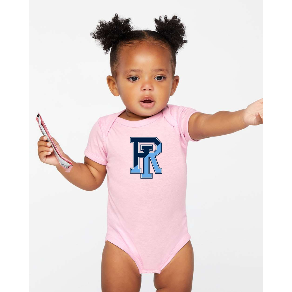 Rhode Island Rams Logo Rabbit Skins Infant Baby Rib Bodysuit