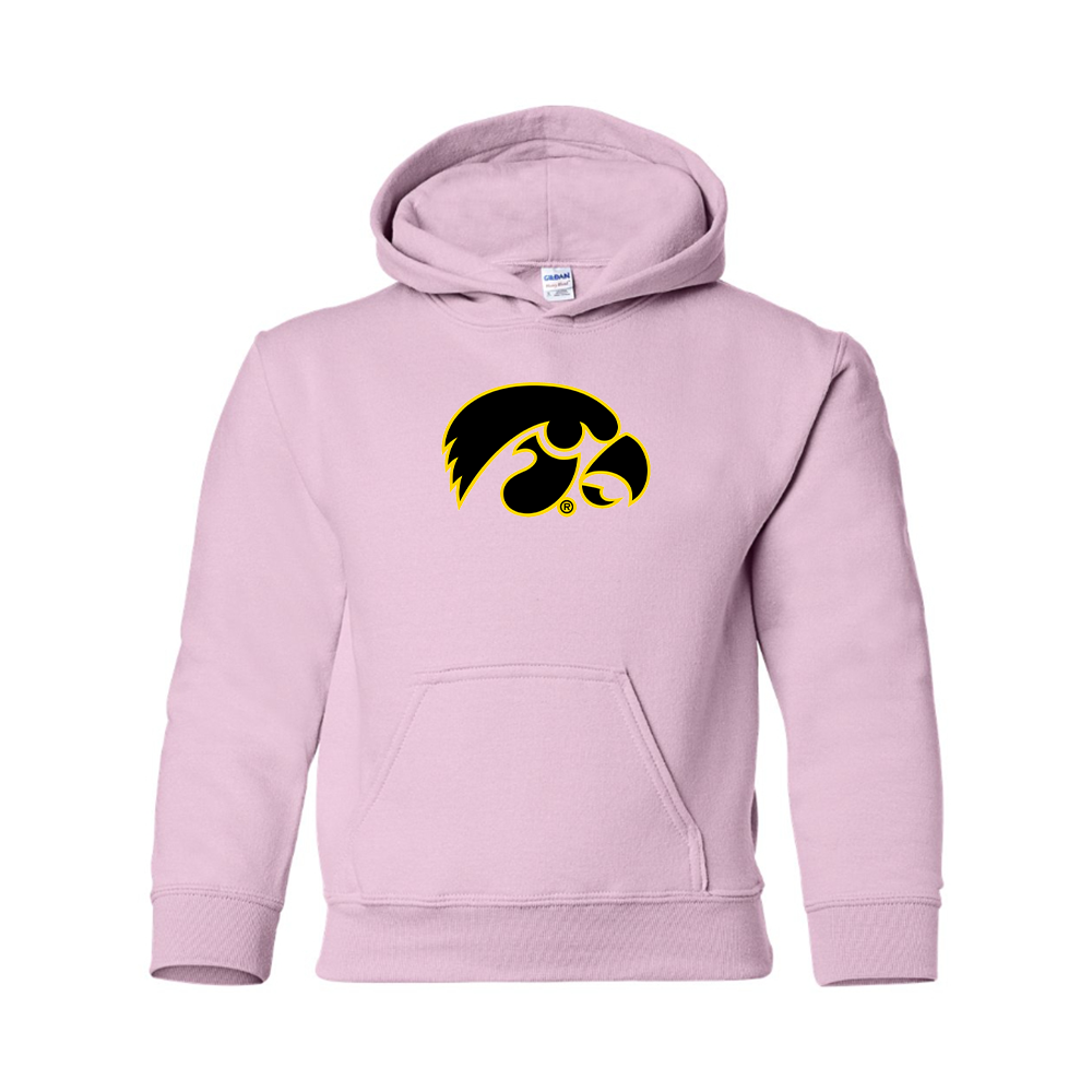 Youth Lowa Hawkeyes Logo Pullover Hoodie