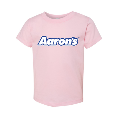 Aaron_s Logo BELLA  CANVAS Toddler Jersey Tee