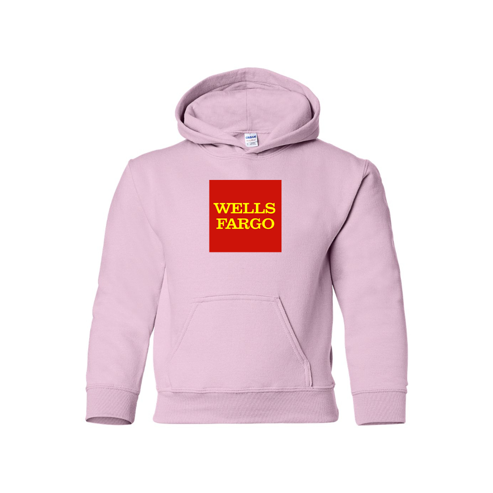 Youth Wells Fargo Logo  Pullover Hoodie