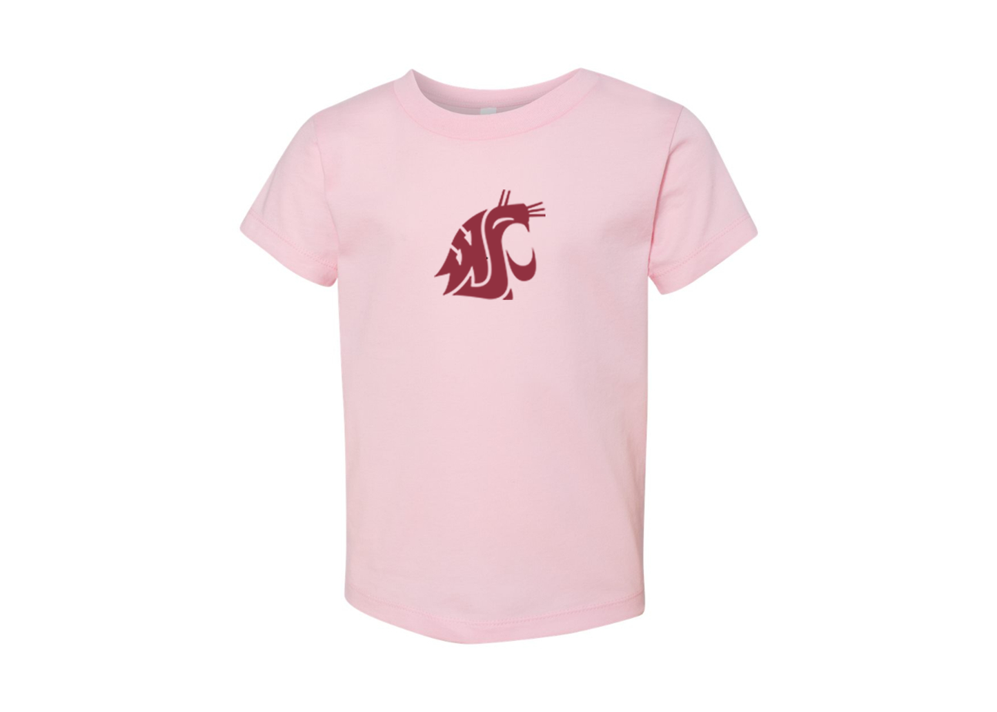 Washington State Cougars BELLA  CANVAS Toddler Jersey Tee