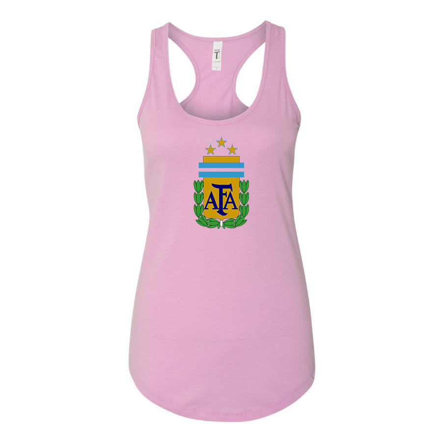 Women's Argentina National Soccer Team Racerback Tank Top