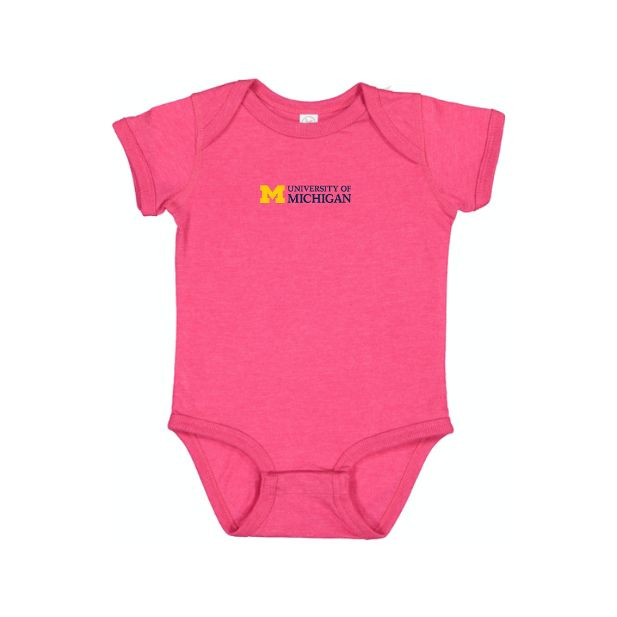University of Michigan Logo Baby Romper Onesie